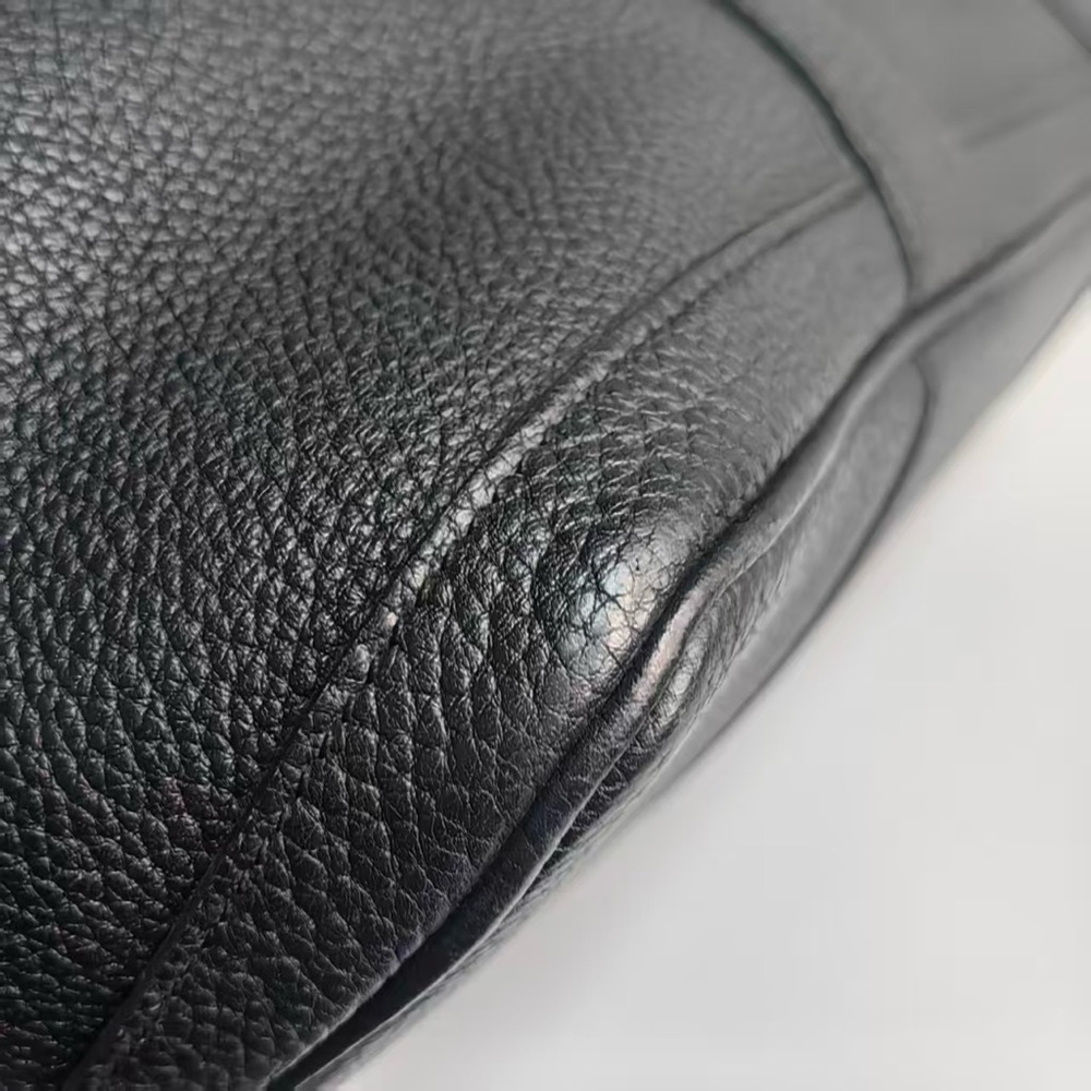 Hermes Garden Party 36 Togo A 2017 Black Silver Hardware Handbag Negonda - Picture 7 of 14